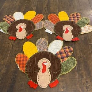 Pottery Barn Kids Thanksgiving Turkey placements Utensil holder